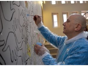 İzini bırak duvar boyama etkinliği