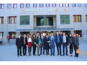 Manavgat Adliyesi’nde incelemelerde bulundular