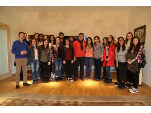 Öğrencilerden Başkan Kocadon’a ziyaret