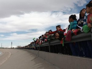 Meksika'da ABD'ye 'etten duvarlı' protesto