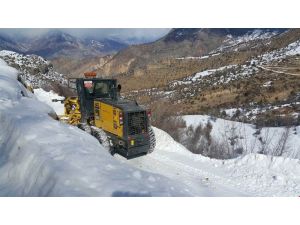 Artvin’de karla mücadele çalışmaları devam ediyor
