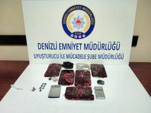Denizli’de uyuşturucu operasyonu: 8 tutuklama