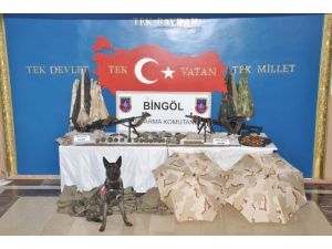 Bingöl’de PKK’nın silah deposu çökertildi