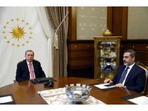 Cumhurbaşkanı Erdoğan, MİT Müsteşarı Fidan’ı kabul etti