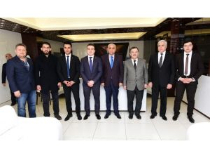 Azerbaycan Milletvekili Mirzezade, Battalgazi Belediyesini ziyaret etti