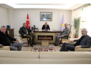 Başkan Ercan’dan ESOB Başkanı Konak’a ziyaret
