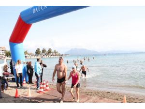 11. Datça Açık Deniz Kış Yüzme Maratonu yapıldı