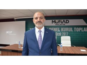 MÜSİAD Malatya Şubesinde başkan yeniden Hüseyin Kalan oldu