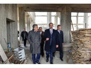 Başkan Akgül, Başak Merkez Camii inşaatını inceledi