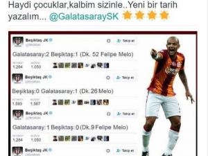 Melo’dan Galatasaray’a destek mesajı