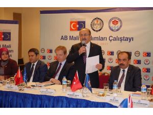 Başkan Gümrükçüoğlu AB Mali Yardımları Çalıştayı’nda konuştu
