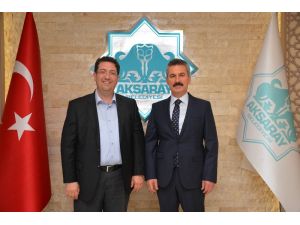Aksaray’ın yeni Emniyet Müdürü Karabağ’dan Başkan Yazgı’ya ziyaret