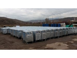 Çankırı Belediyesi 400 Adet çöp konteyneri aldı