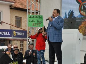 Bakan Eroğlu: "Rahmetli Özal da ’cumhurbaşkanlığı sistemi şart’ diye söyledi onu da zehirlediler"