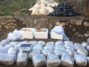 Diyarbakır'da 4 bin 842 kilogram uyuşturucu ele geçirildi