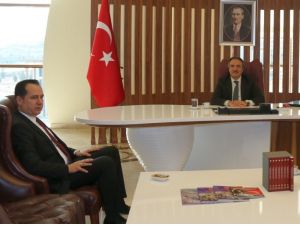 Nevşehir Adalet Komisyonu Başkanı Demirtaş’tan Rektör Bağlı’ya ziyaret