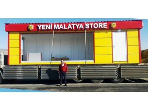 Evkur Yeni Malatyaspor lisanslı ürün satışı için konteyner satış mağazalarını faaliyete geçirecek