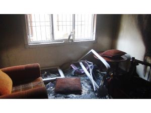 Suriyeli ailenin sığındıkları Gaziantep’teki evi yandı