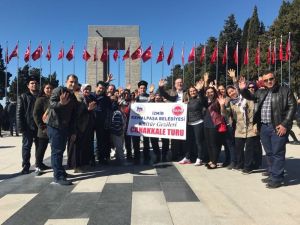 işitme engelli vatandaşlar Çanakkale’de şehitlikleri gezdi