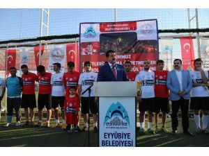 Eyyübiye Belediyesinin düzenlediği futbol turnuvası sona erdi