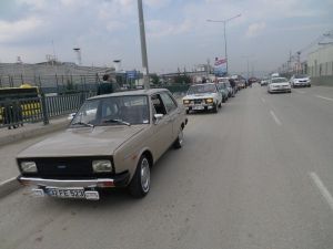 Klasik otomobillerle Bursa turu
