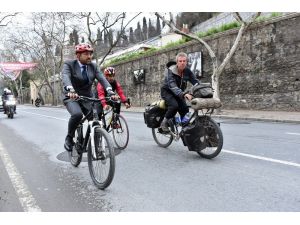 Alman Peter Smolka, bisikletiyle 4 yıldır dünya turu yapıyor