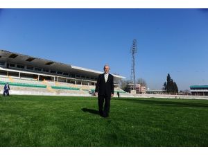 Bursa’nın stadyumdan dönüştürülen yeni meydanı Cumhurbaşkanı’nı bekliyor