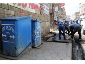 Cizre Belediyesi’nde temizlik ve hijyen çalışması