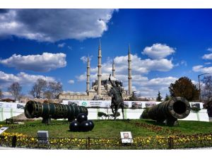 Fatih Sultan Mehmet heykeli ve Şahi Topları Edirnelilerle buluşuyor
