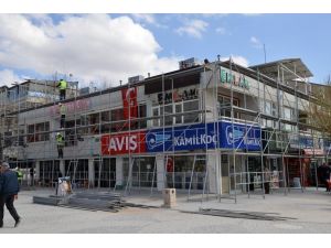 Kırşehir’de binalara dış cephe iyileştirme projesine başlanıldı