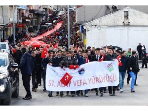 Ardahan’daki 57. Alay Vefa Yürüyüşü’ne yüzlerce genç katıldı