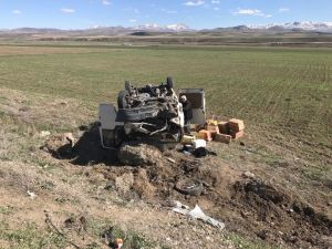 Horasan’da trafik kazası: 1 yaralı