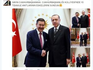 Başkan Gökçek’ten Cumhurbaşkanı Erdoğan’a ziyaret