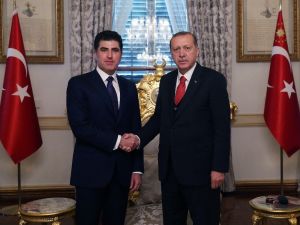 Cumhurbaşkanı Erdoğan, Barzani’yi kabul etti
