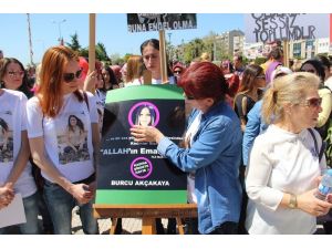 Ereğli’de kadın cinayeti protestosu