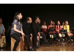 Müzik Akademisi Perküsyon Orkestrası’ndan baharın ritmi konseri