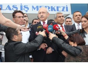 CHP Lideri Kılıçdaroğlu’ndan Sözcü Gazetesi’ne destek ziyareti