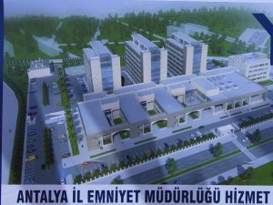 Emniyete modern kompleks hizmet binası