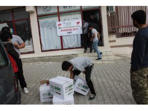 Suriyeli ailelere ramazan yardımı