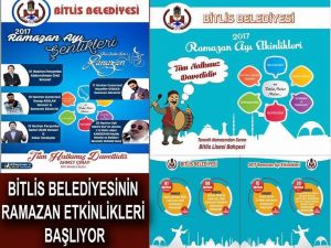 Bitlis Belediyesinden Ramazan etkinlikleri