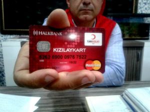 Silopi’de Kızılay’dan 500 aileye gıda kartı