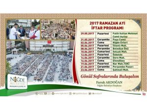 İlk iftar sofrası Fatih Sultan Mehmet Cami açılışıyla yapılacak