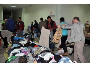 Sorgun’da 300 aileye gıda ve giysi yardımı yapıldı