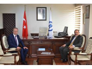 Zonguldak Valisi Kaban, Rektör Uzun’u ziyaret etti