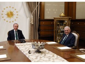 Cumhurbaşkanı Erdoğan Başbakan Yıldırım’ı kabul etti