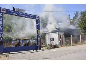 Diyarbakır’da çocukların attığı maytap yangın çıkardı