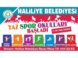 Haliliye belediyesi yaz spor okulları başlıyor