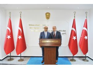 Vali Demirtaş’tan Osmaniye Valisi Coşkun’a “hayırlı olsun” ziyareti