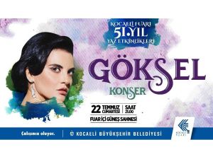 Kocaeli Fuarı, Göksel’i konuk ediyor