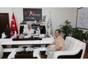 İl Nüfus ve Vatandaşlık Müdürü Atilla’dan Başkan Özakcan’a ziyaret